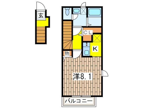 シュティル森崎の物件間取画像